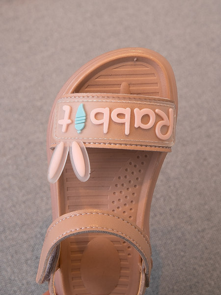 Sandale pentru copii cu talpă plată și element 3D