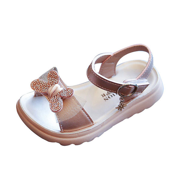 Sandale pentru copii cu cataramă și element 3D