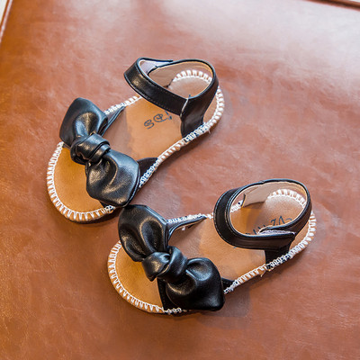 Sandale moderne pentru copii din piele ecologica pentru fete in trei culori