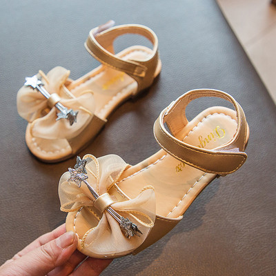 Novi model dječjih sandala sa tilom i ravnim đonom za djevojčice