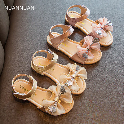 Novi model dječjih sandala sa tilom i ravnim đonom za djevojčice