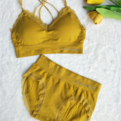 Set de bustieră și boxeri de damă cu inscripție