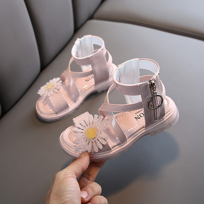 Novi model dječjih sandala od eko kože sa tratinčicom za djevojčice