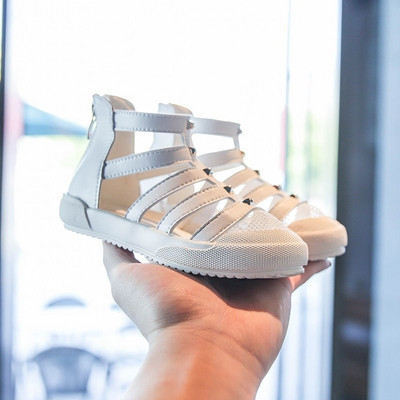 Sandale de fete moderne stil roman din piele ecologica