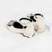 Sandale fete de ocazie cu panglica si pietre