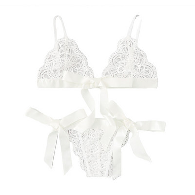 Set intim elegant pentru femei, cu dantela din doua piese