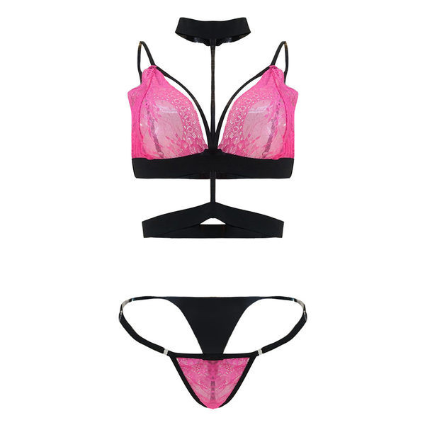 Set intim pentru femei din dantelă elegant din două părți