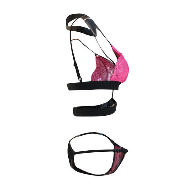 Set intim pentru femei din dantelă elegant din două părți