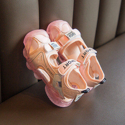 sandale casual copii din piele ecologica pentru fete