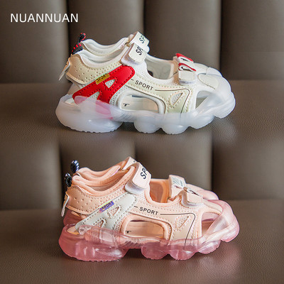 sandale casual copii din piele ecologica pentru fete