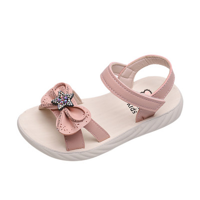 Sandale moderne pentru copii cu talpă moale și panglică