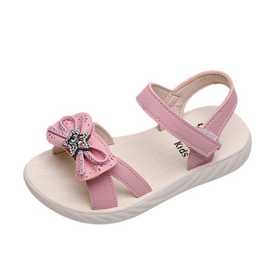 Sandale moderne pentru copii cu talpă moale și panglică