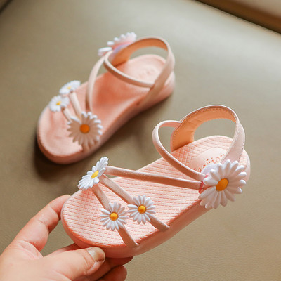 Casual παιδικά σανδάλια με πέρλες για κορίτσια σε διάφορα χρώματα