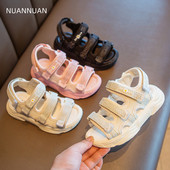 Ležerne dječje sandale sa naljepnicama u više boja za djevojčice