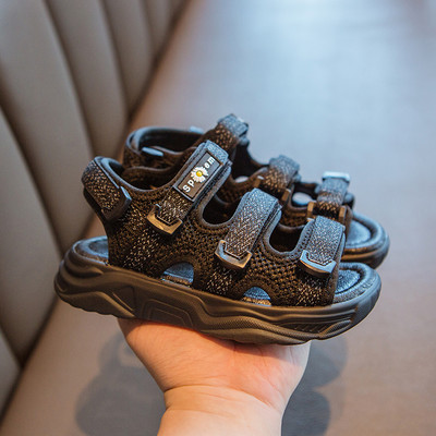 Ležerne dječje sandale sa naljepnicama u više boja za djevojčice