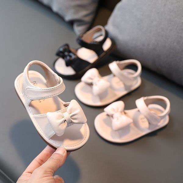 Sandale pentru copii din piele ecologica cu panglica si sticker