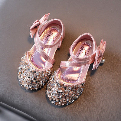 Sandale moderne pentru copii cu flori 3D și pietre