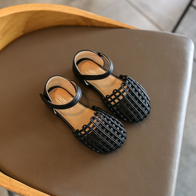 Sandale moderne pentru copii din piele artificială pentru fete