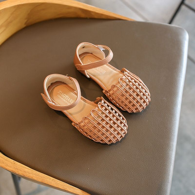 Sandale moderne pentru copii din piele artificială pentru fete