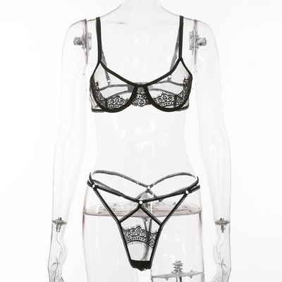 Set intim de dama cu dantela din doua piese