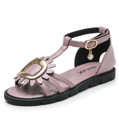 Παιδικά σανδάλια με επίπεδη σόλα για κορίτσια