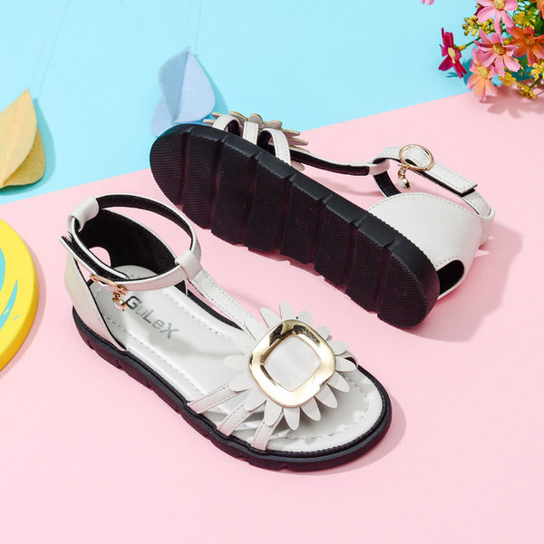 Παιδικά σανδάλια με επίπεδη σόλα για κορίτσια