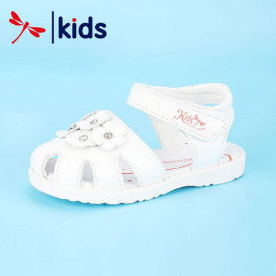 Παιδικά σανδάλια για κορίτσια από οικολογικό δέρμα με λουλούδια