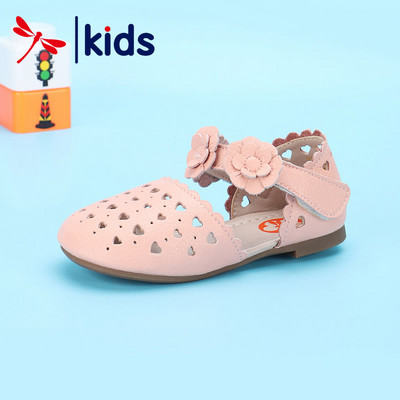 Παιδικά σανδάλια για κορίτσια από οικολογικό δέρμα με λουλούδια