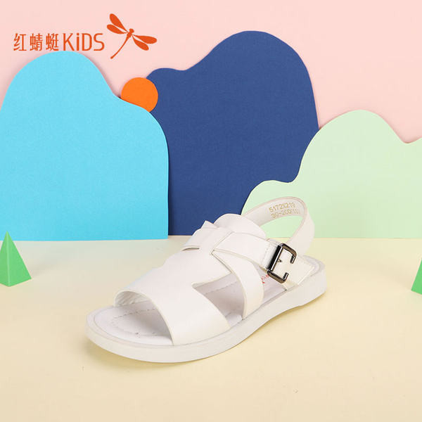 Sandale moderne pentru fete din piele ecologică cu cataramă