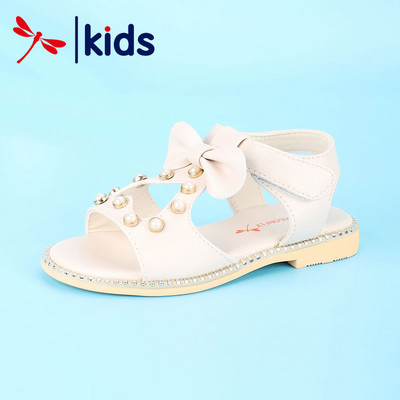 Sandale pentru copii din piele lacuita cu panglica si catarama