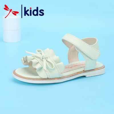 Sandale pentru copii din piele lacuita cu panglica si catarama