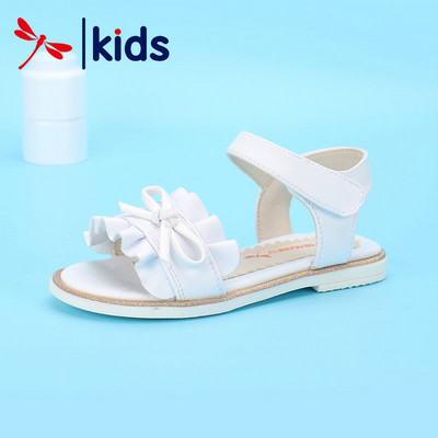 Sandale pentru copii din piele lacuita cu panglica si catarama