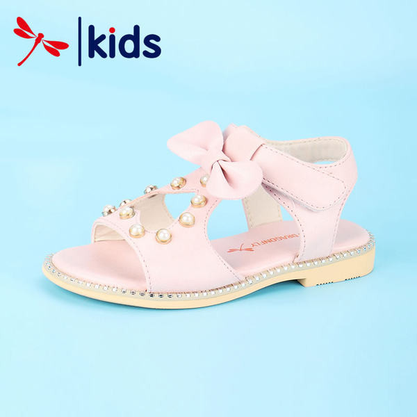 Sandale pentru copii din piele lacuita cu panglica si catarama