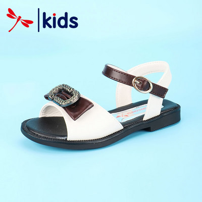 Sandale pentru fete din piele ecologica cu catarama