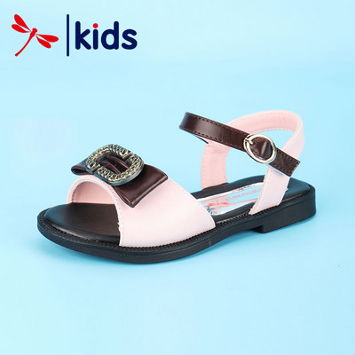 Sandale pentru fete din piele ecologica cu catarama