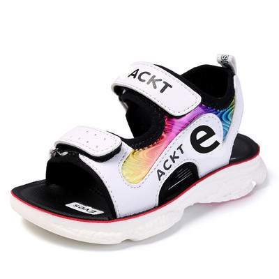 Καθημερινά σανδάλια με λουράκια βελκρό για κορίτσια σε δύο χρώματα