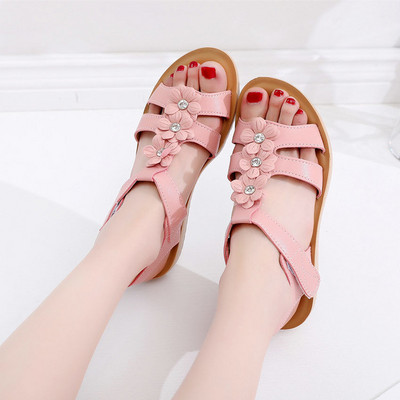 Sandale casual copii din piele ecologica pentru fete - mai multe modele