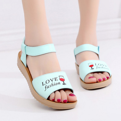 Sandale casual copii din piele ecologica pentru fete - mai multe modele