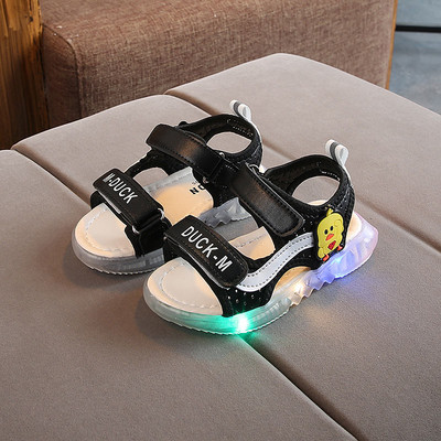 Sandale casual cu talpa luminoasa pentru fete