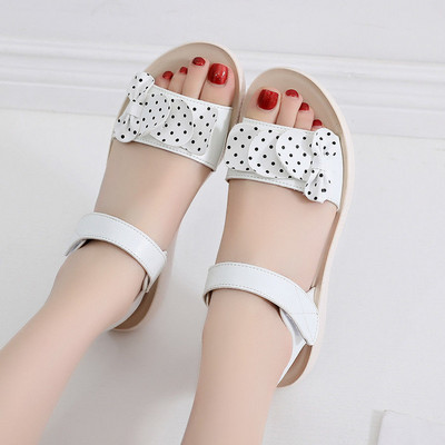 Sandale casual pentru copii din imitatie de piele pentru fete