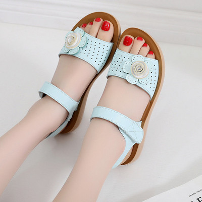 Sandale casual pentru copii din imitatie de piele pentru fete