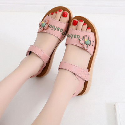 Sandale casual pentru copii din imitatie de piele pentru fete