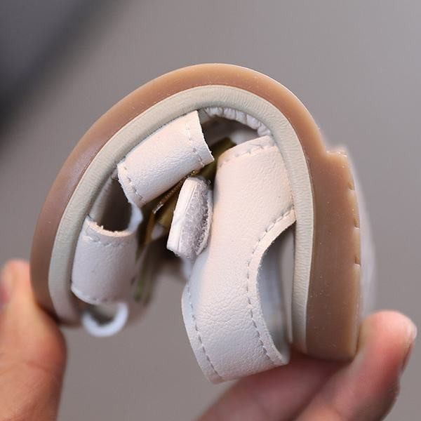 Model nou de sandale pentru copii cu panglica - din piele ecologica