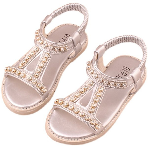 Sandale pentru copii cu pietre potrivite pentru fete