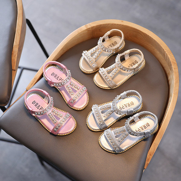 Sandale pentru copii cu pietre potrivite pentru fete