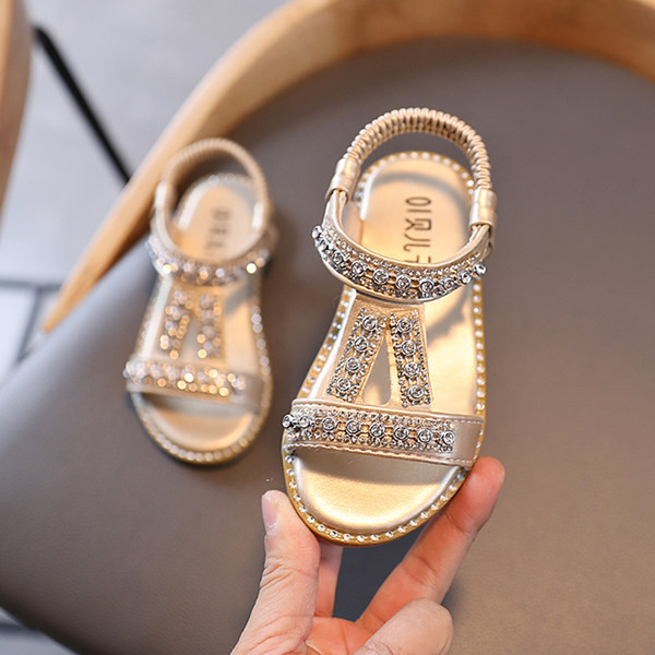 Sandale pentru copii cu pietre potrivite pentru fete