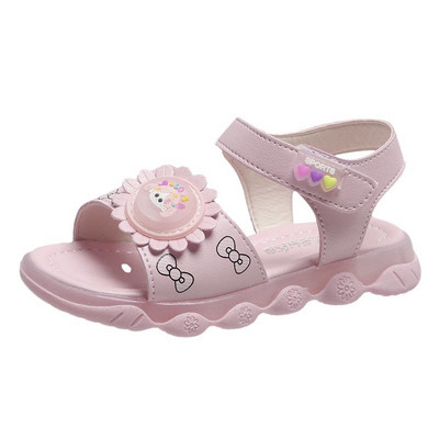 Sandale casual pentru copii cu inchidere velcro si talpa moale