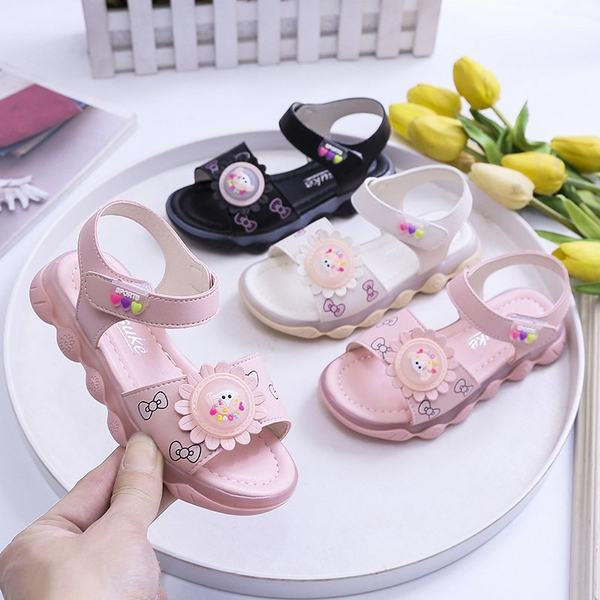 Sandale casual pentru copii cu inchidere velcro si talpa moale