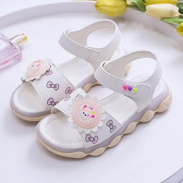 Sandale casual pentru copii cu inchidere velcro si talpa moale