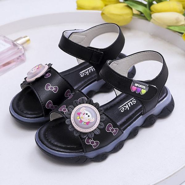 Sandale casual pentru copii cu inchidere velcro si talpa moale